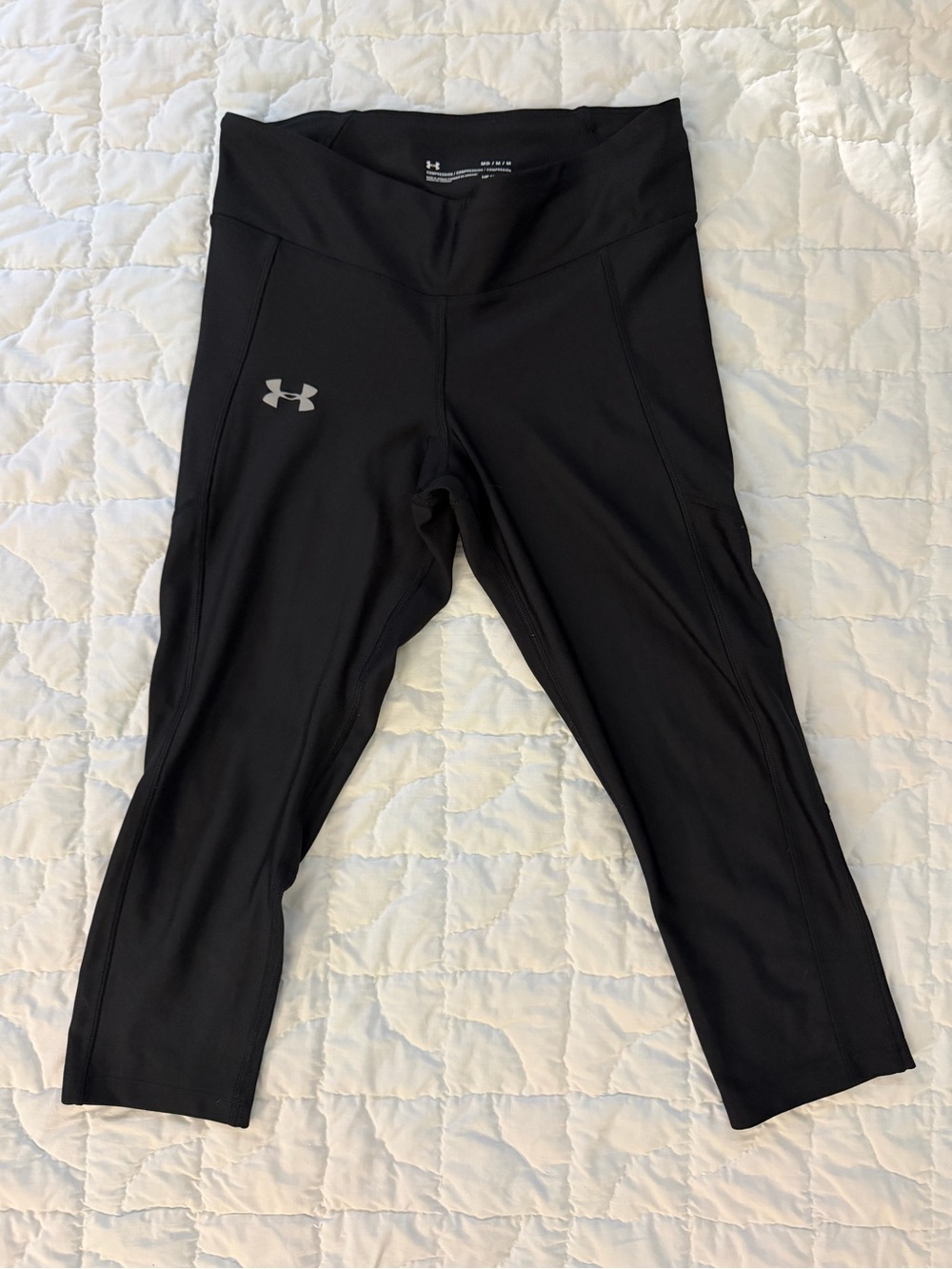 Under Armour Black Capri Workout Leggings for Women
